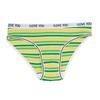Women's Cotton Underwear Triangle Pants Low Waist Breathable Girls' and Students' Striped Underwear