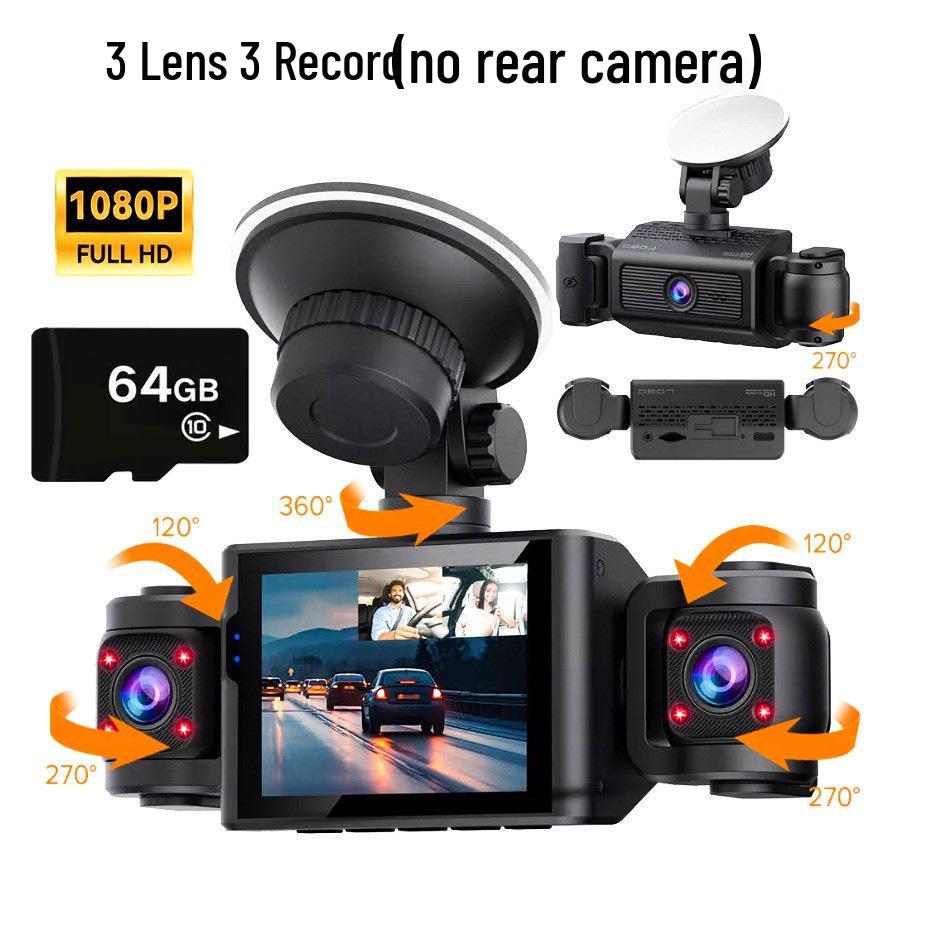 1080P Four-Lens Night Vision Dash Cam