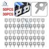 30/50Pcs 4S Lithium Battery Pack Replace Spot Welding Nickel Sheet U-Shaped For Computer Battery Welding Tool Accessories