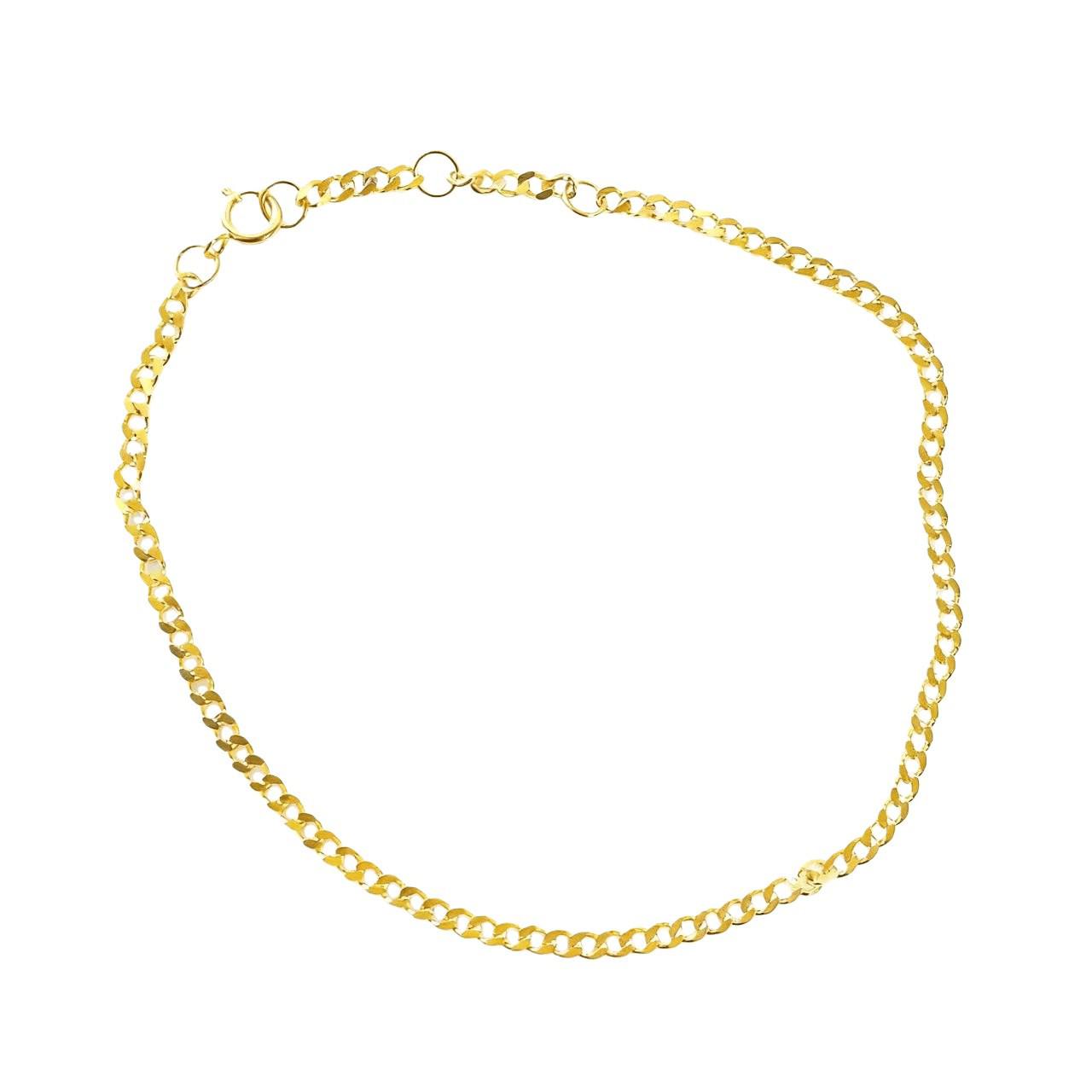 Минималистичный джинсовый браслет S925 с золотым покрытием - Простой, универсальный, в стиле Ins 925 Silver