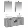 Bathroom Cabinet Set 5 Pcs Grey Sonoma 50 X 14.5 X 70 Cm