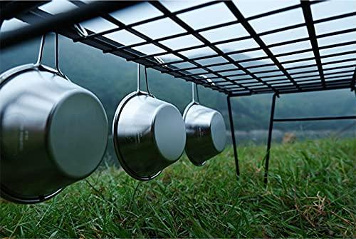 CAMPING MOON Camping Cups, Stainless Steel Sierra Cup, 310ml, 3-Piece Set with Storage Case, S220-3P+B