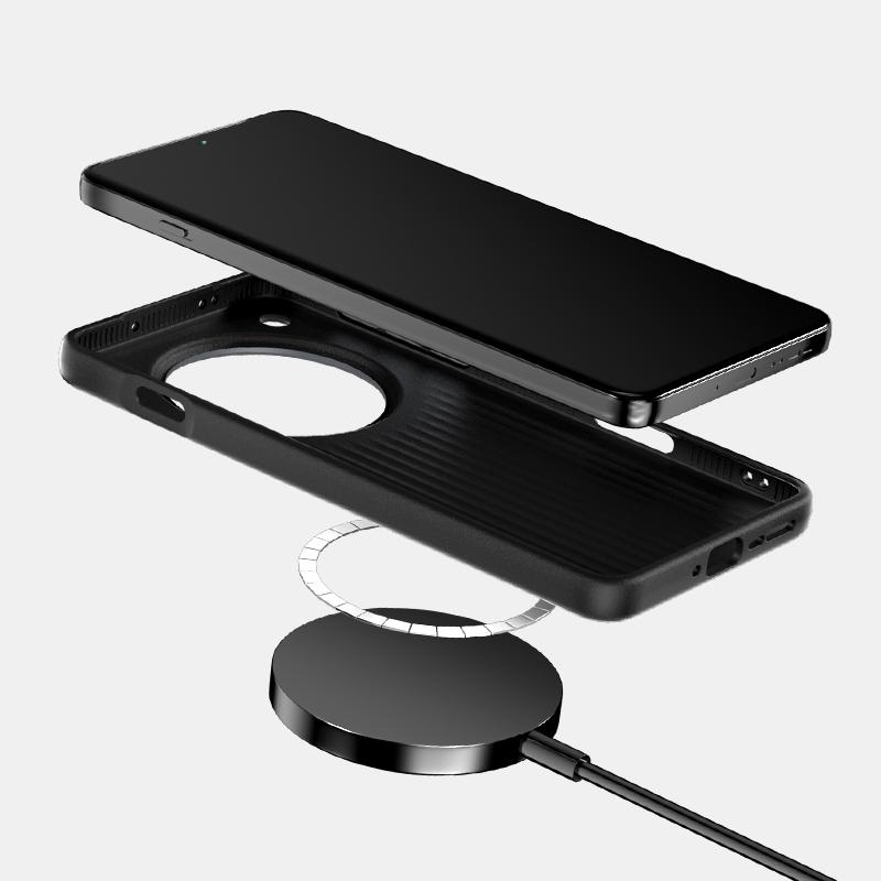 For Oppo Find X8 Pro Case Magsafe Slim Grip Metal Lens Magnetic Wireless Charger Carbon Fiber Oppo Find X8 Case Cover Drop Test