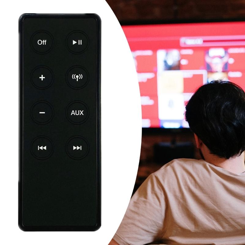 Universal Remote Control Plastic Construction for Speaker Systems Multiple Speaker Models Longevity Easy Portability