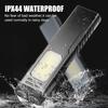Multi-functional Flashlight with Back Clip USB Rechargeable IPX4 Waterproof Work Lamp Magnetic Portable Outdoor Camping Hiking Emergency Lamp