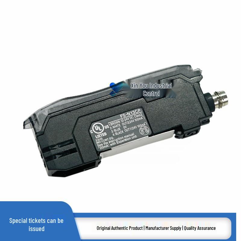 Keyence FS-N13CP PNP Digital Fiber Optic Sensor with M8 Connector