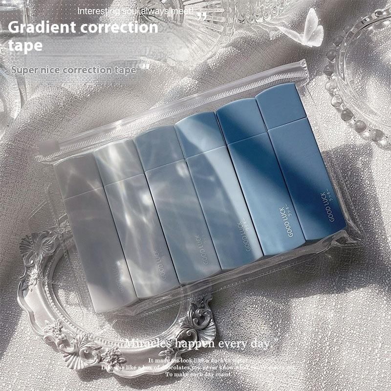 4/5/6Pcs Correction Tape White Out Correction Tape Dispenser Easy To Use Applicator For Instant Corrections School Supplies Kawa