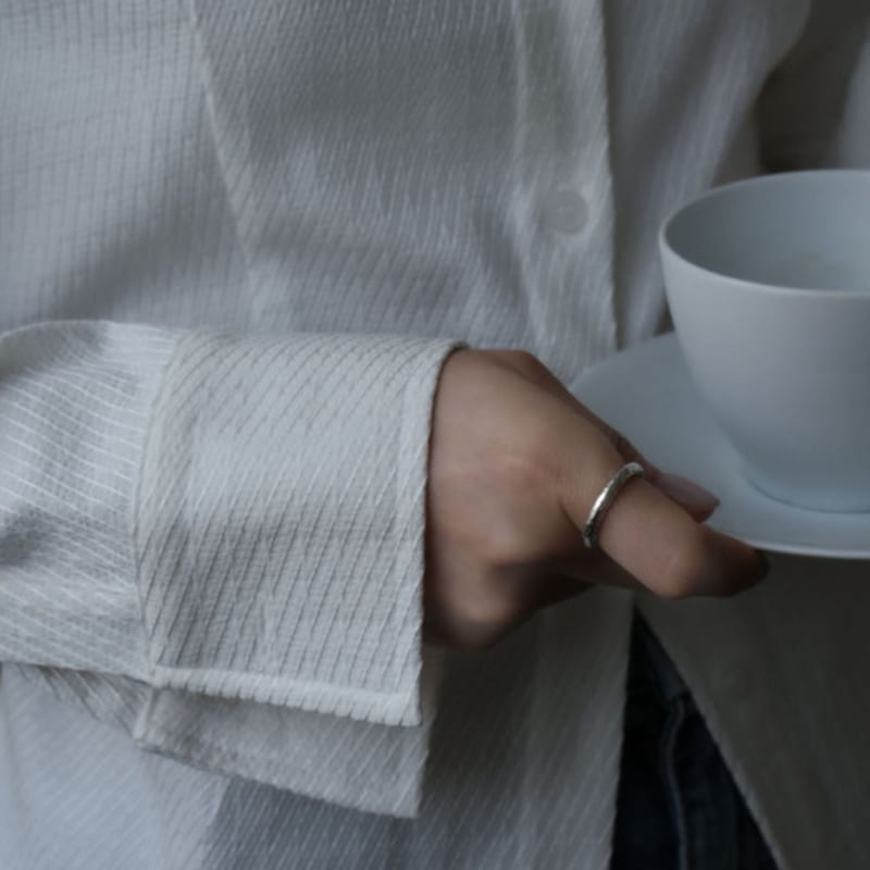 Youngglow Silver925 Foil Ring (2color)