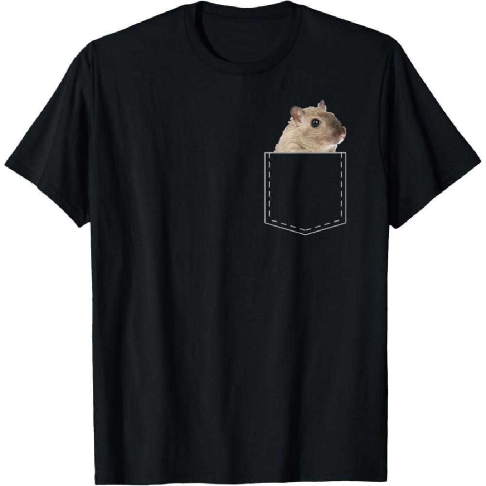 

Boys Girls Cute Cool Hamster Lover T-Shirt Gift for Kids T-Shirt XXXXXL чёрный