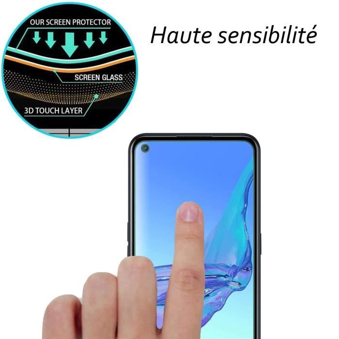 1 Coque de protection Transparente + 2 Verres trempé pour Oppo A53S avec Stylet Toproduits®