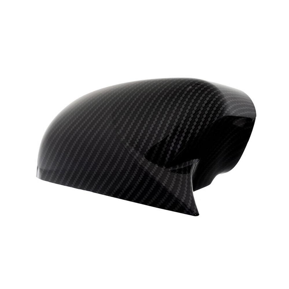 2X For Honda Civic  8th 2005-2011 Car Rearview Side Mirror Cover Cap Carbon Fibe