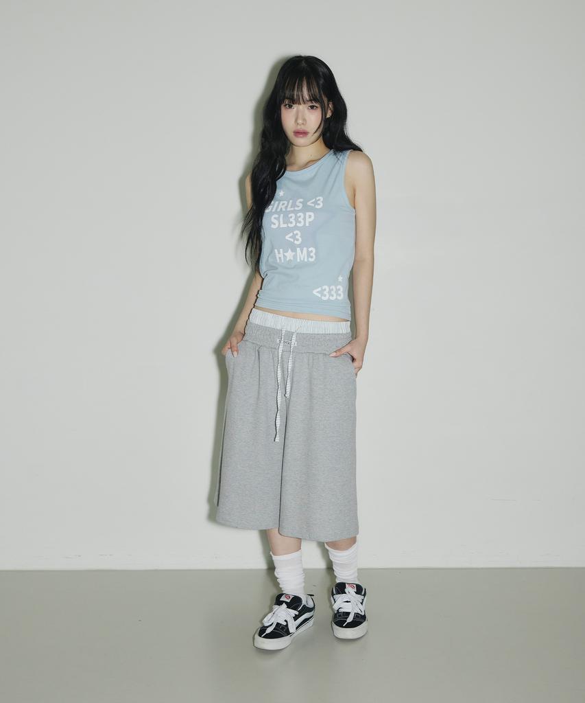 Seulliggeullou Boxer Trunks Bermuda Shorts [Grey]