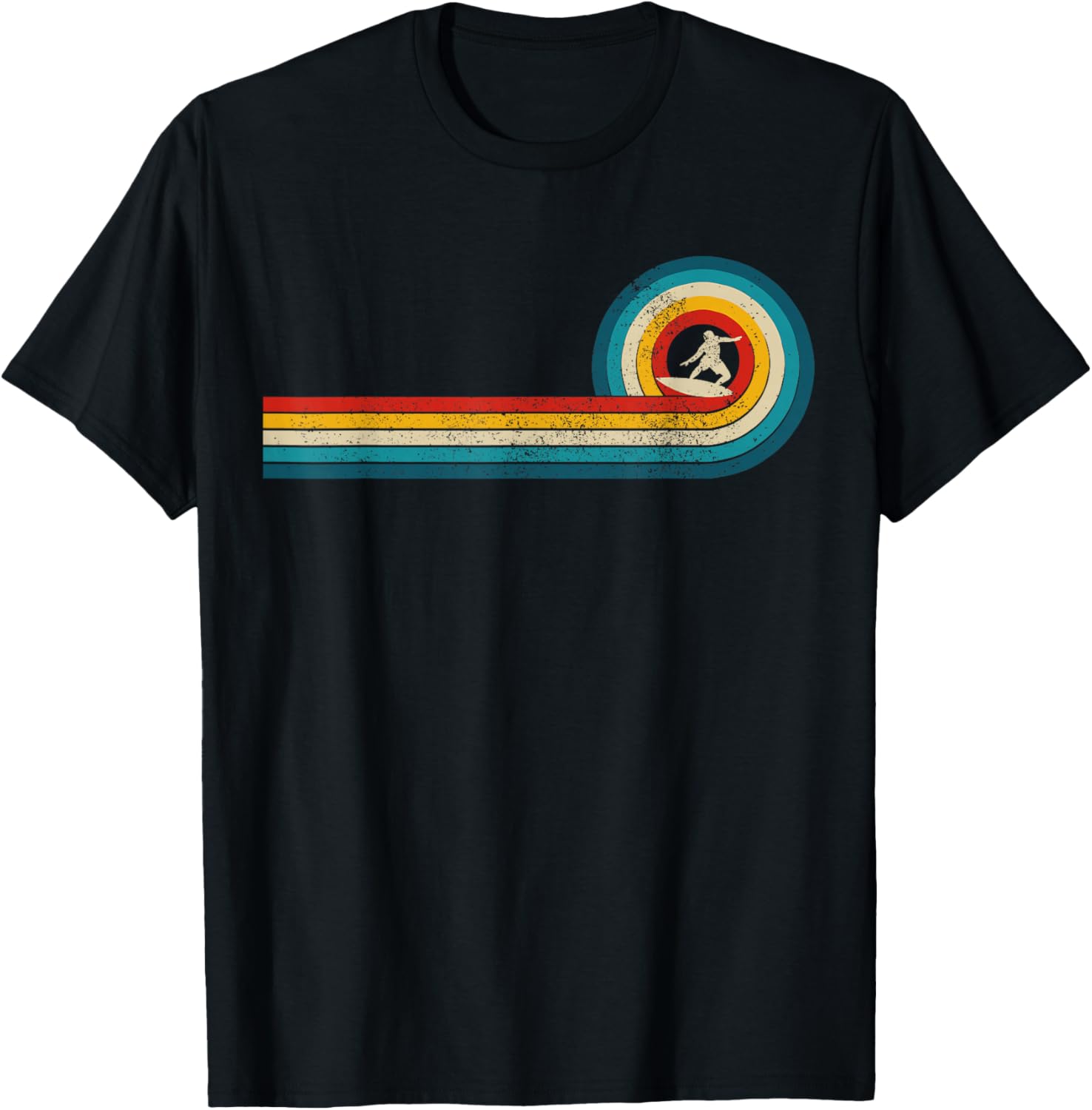 Surfer Gift Vintage Wave Retro Surfing Surf Beach T-Shirt S