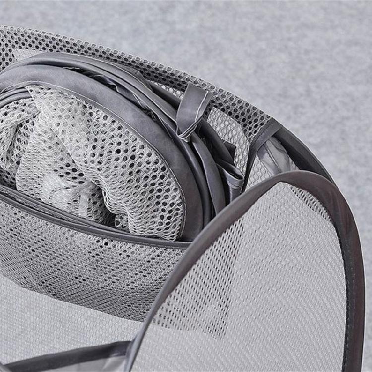 Breathable Mesh Laundry Hamper Storage Basket Collapsible Dirty Clothes Baskets