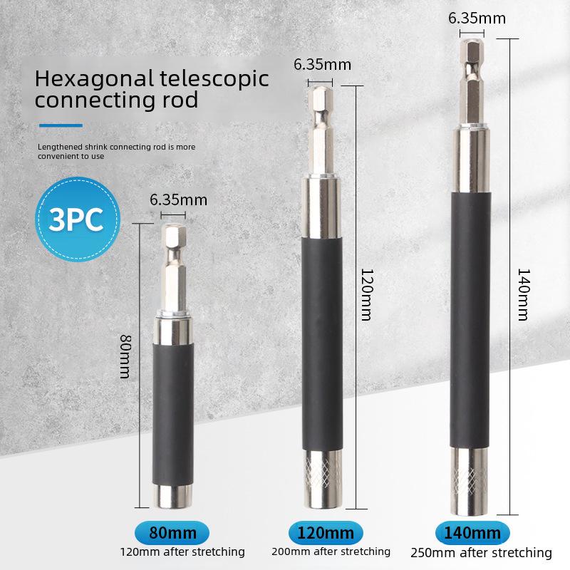 Magnetischer Teleskop Sechskantgriff Steckschlüssel Verlängerung
