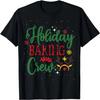 Funny Groovy Xmas Holiday Baking Crew Retro Merry Christmas T-Shirt