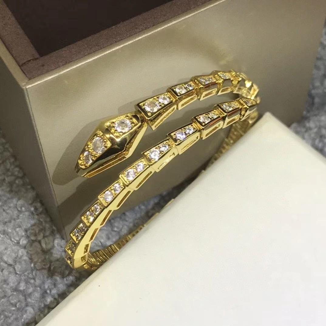 

Европейский и американский браслет Ins Spirit Snake для девочек, маленький и уникальный браслет из змеиной кости, змеевидный браслет 19CM