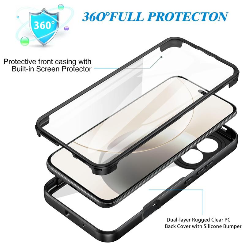 Full Body Protection Shockproof Case for Honor X5c Plus Protective Cover Screen Protector Fundas Coque