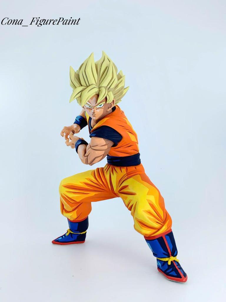 [USED] Super Saiyan Son Goku Grandista - Dragon Ball Z tile repaint work