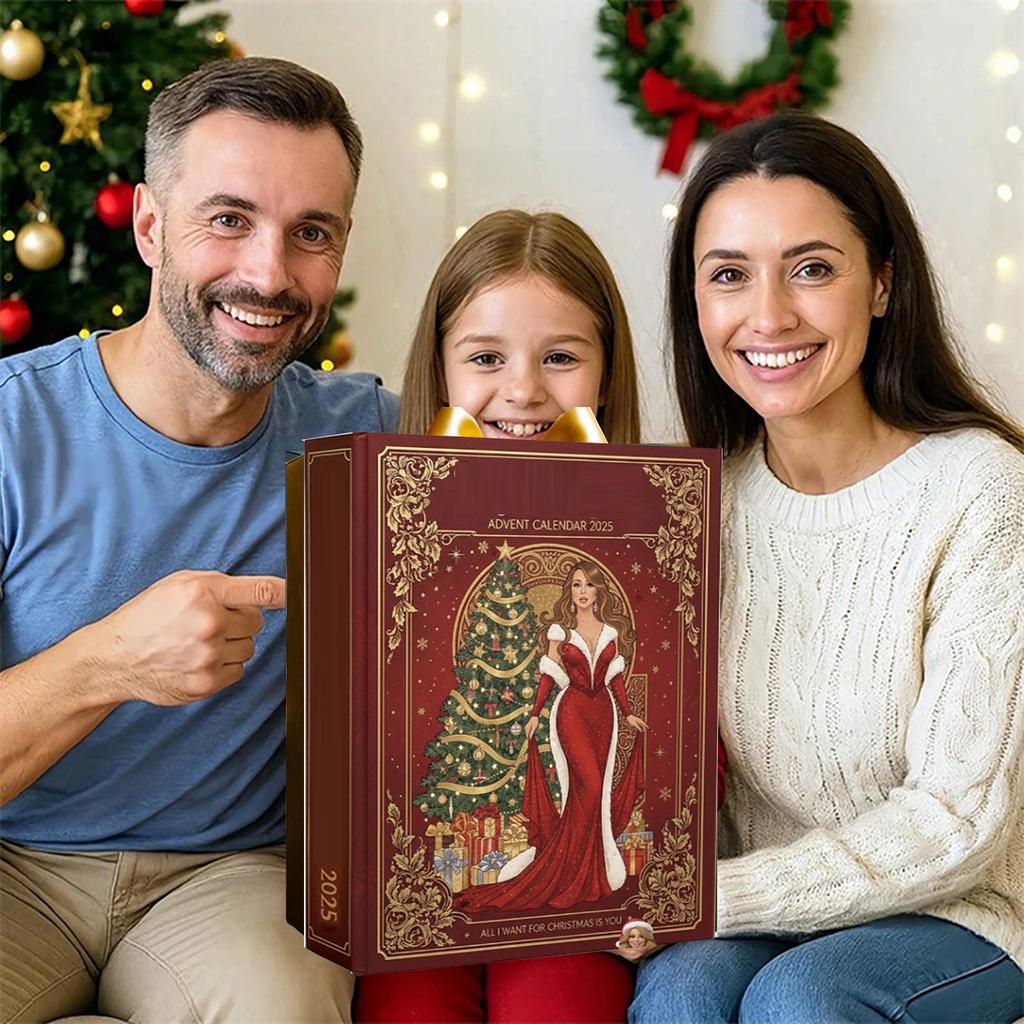 Christmas Advent Calendar,The Countdown Calendar Includes 24 Gifts, Countdown Calendar, And Surprise Gift