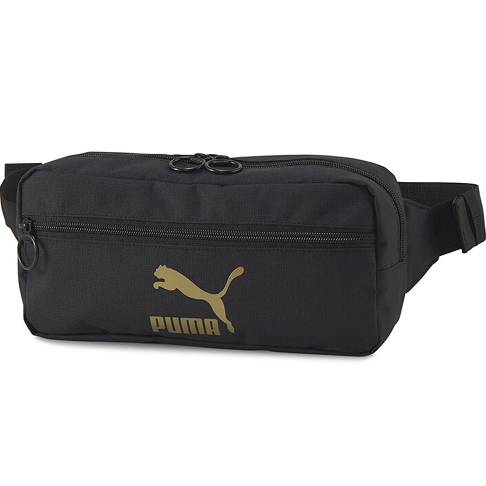 Puma Portable Casual Sports Fabric Waist Bag Regular Unisex Couple Unisex bags Black 077472-01 Black