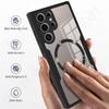 Case for Samsung Galaxy S24 S23 S22 Ultra Wireless Charger Magsafe 360 Full Shockproof Silicone Screen Protection Phone Cover