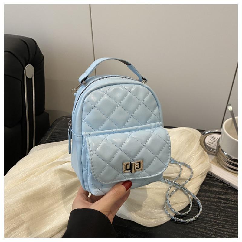 

Красивый изысканный рюкзак лето новая мода простой однотонный рюкзак на плечо сумка-мессенджер женский синий