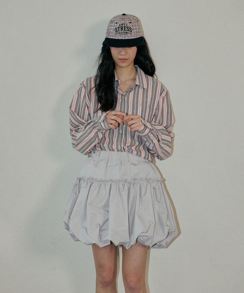 Hocus Pocus Puff Balloon Skirt_Oat Beige