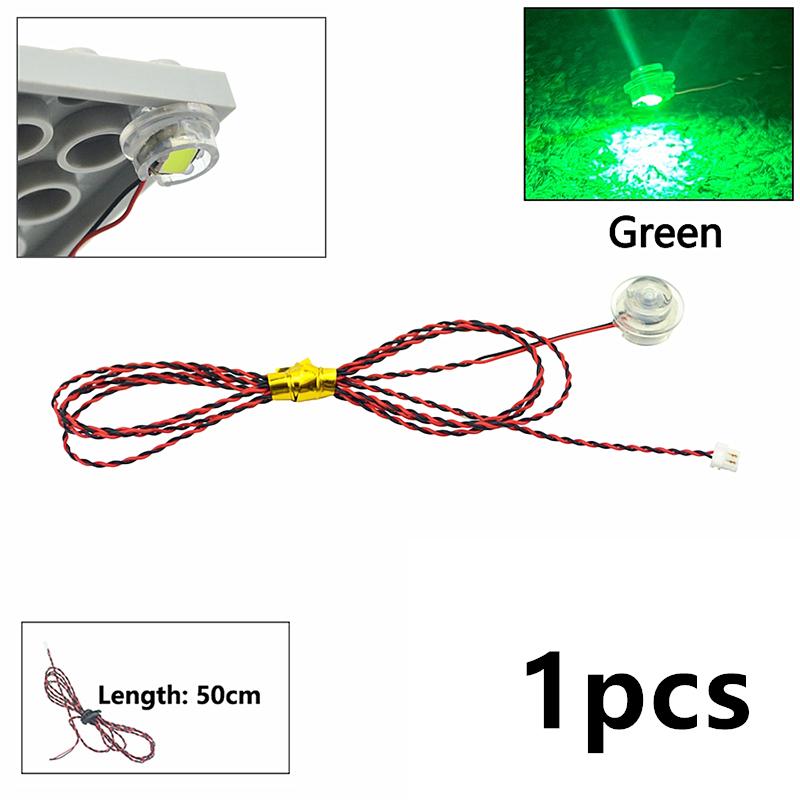 1 Pcs DIY 0.8mm Pin 1x1 1x4 1x2 LED Remote Control Building Block Flash Lamp City Light Lightsaber Spotlight Candle Lamp Bricks