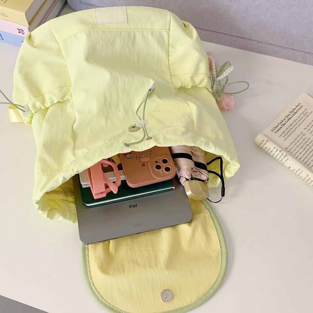 Guava fruit backpack women's new contrasting dopamine cute school bag casual fashion large capacity backpack