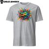 Colorful Alligator Short-Sleeve Unisex T-Shirt - Vibrant Graphics Various Sizes