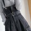 Workwear-style Wide-leg Denim Overalls Women Spring Autumn Design with Retro Halter Jumpsuit Female Shoulder Strap Jeans