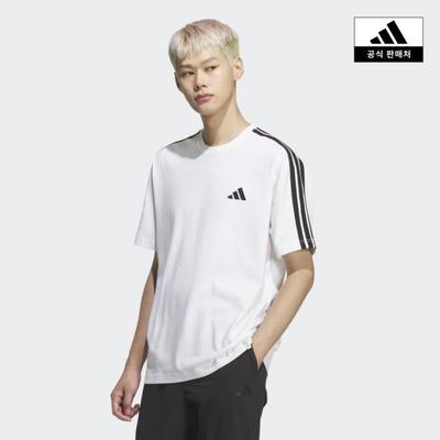 adidas EssenTials Plus Loose FiT 3s ShorT Sleeve T shirT Kf3739