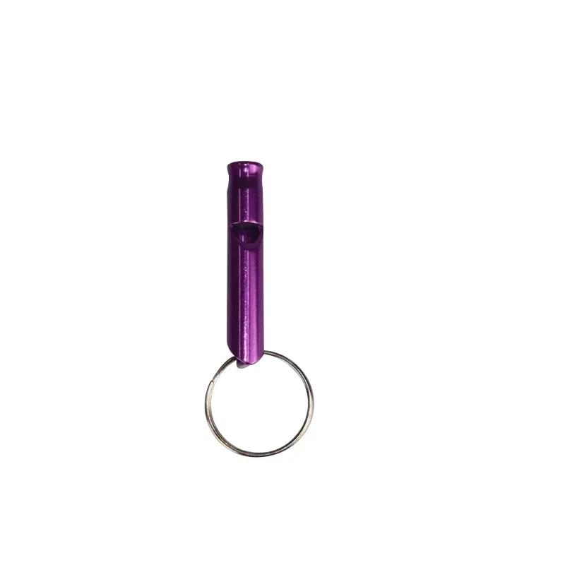 Mini Outdoor Aluminum Alloy Survival Whistle Sports Training Portable Keychain Referee Whistle Emergency Fire Training Whistle
