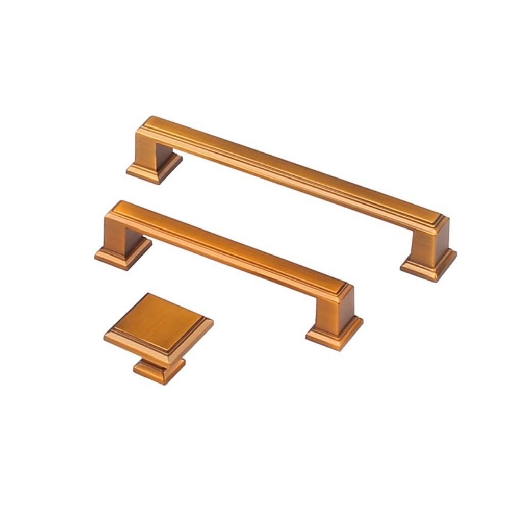Zinc Alloy Cabinet Handles Thick Solid Door Knobs Modern Wardrobe Pulls  Furniture Hardware