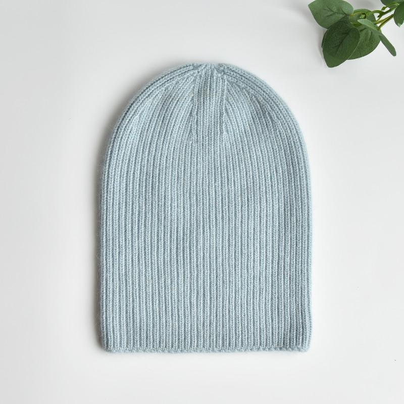 Custom Winter Wool Knitted Beanie for Women Men Unisex Warm Cuff Beanie High Quality Plain Beanies Factory