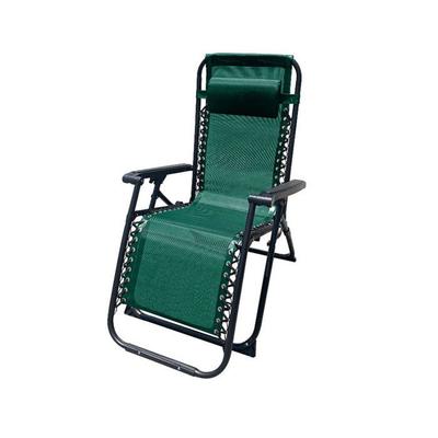 Outdoor Garden Reclining Chaise Longue 90 X 108 X 66 Cm Green - Marbueno