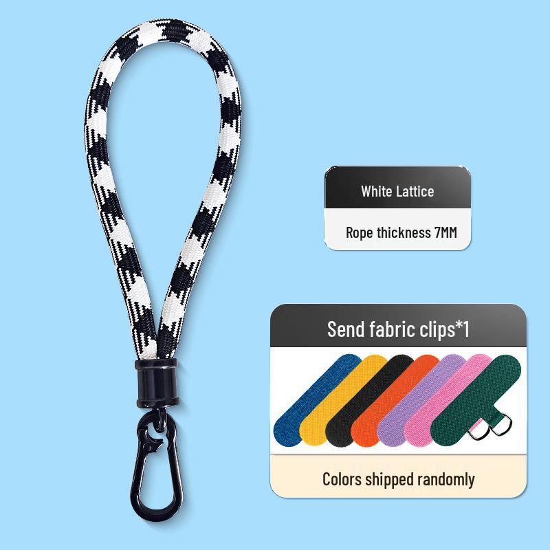 Ultra-Thin Transparent TPU Phone Case with Lanyard Clip and Anti-Lost Patch