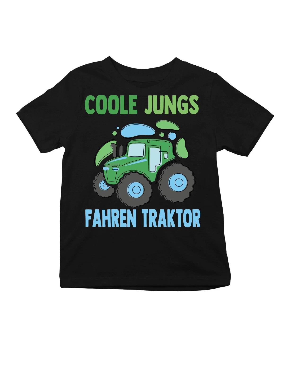 Youth Designz Cool Boys Tractor Kids kids boys T-Shirt Print Logo Saying Village Farmer 100