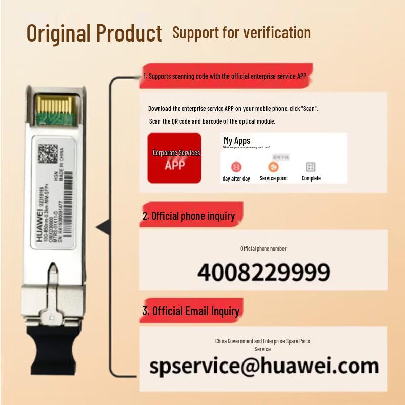 Huawei ESFP-GE-SX-MM850 Gigabit Multi-mode Optical Module