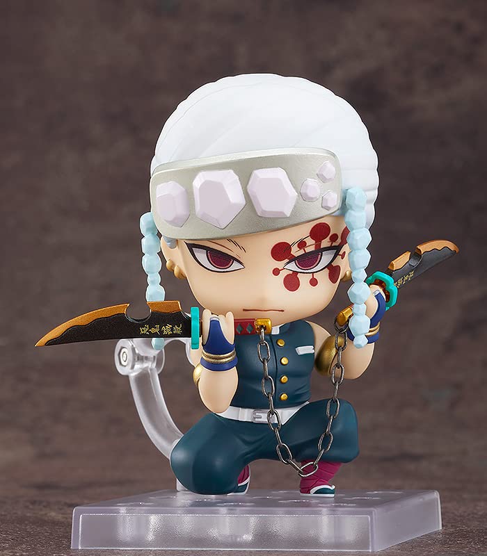 Nendoroid Demon Kimetsu no Yaiba Usu Tengen Plastic Painted Movable Figure Slayer Non-scale