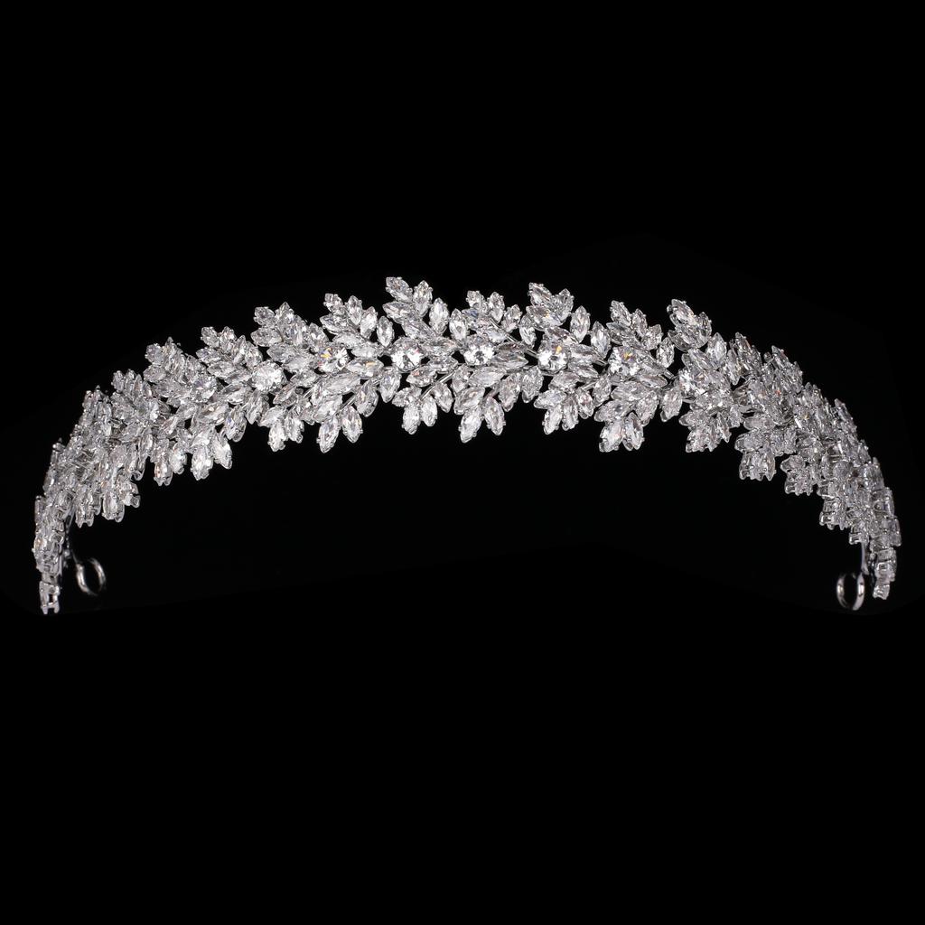 Echsio Crown and Tiaras Vintage Gorgeous Hairbands Women Wedding Hair Accessories Fashion Party Jewelry BC6174 Corona Princesa