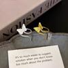 Niche Design Butterfly Winding Ring Women'S Fashionable Sweet Cool Unique Ring Gold And Silver