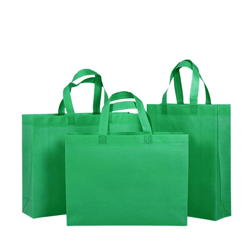 10/20PCS Colorful Nonwoven Tote Bags Handle Custom Logo Reusable Business Packing Bags Storage for Shopping Cloth Fabric Pouches