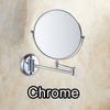 BAKALA 8" Wall Mounted Round Magnifying Bathroom Mirror Brass Makeup Cosmetic Mirror Lady's Private Mirrors