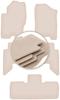 PREMIUM Beige Floor Mats For: Nissan Pathfinder 7-seater (before Facelift) 2005-2010
