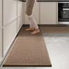 150/120/70cm Oil-proof Kitchen Rug Faux Sisal Running Rug Woven Kitchen Mat Skid Resistant Carpet Home Absorb Water Oil Rugs