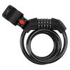 Five-Digit Cross-Border Anti-Theft Bicycle Lock with Thickened Steel Cable and Bracket