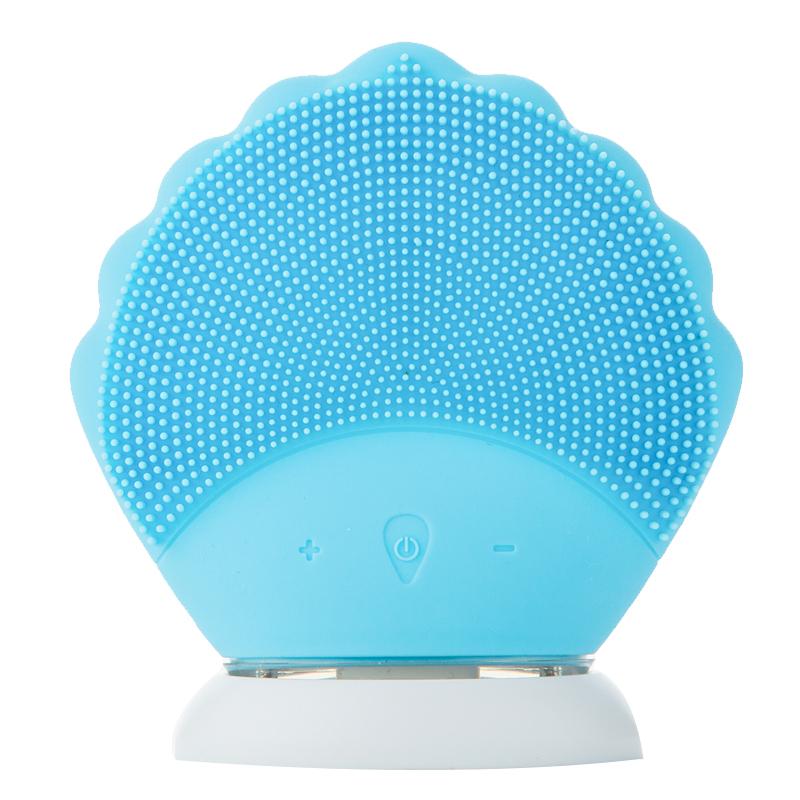 Ultraljudsborste för ansiktsrengöring Elektrisk mjuk silikon ansiktsrengöringsborste Mini ansiktsmassagerare Hudvårdsverktyg Ansiktsrengöring