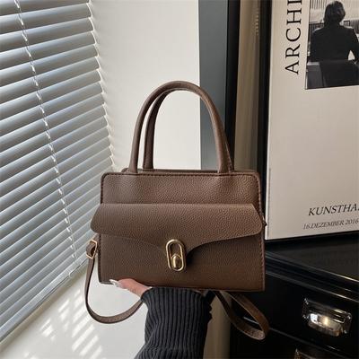 Simple Portable Small Square Bag Women's New Casual Versatile Shoulder Bag Fashion Commuter Messenger Bag